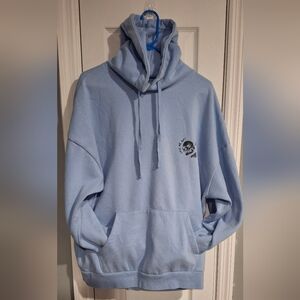 No Boundaries Light Blue Crewneck Hoodie Sweatshirt